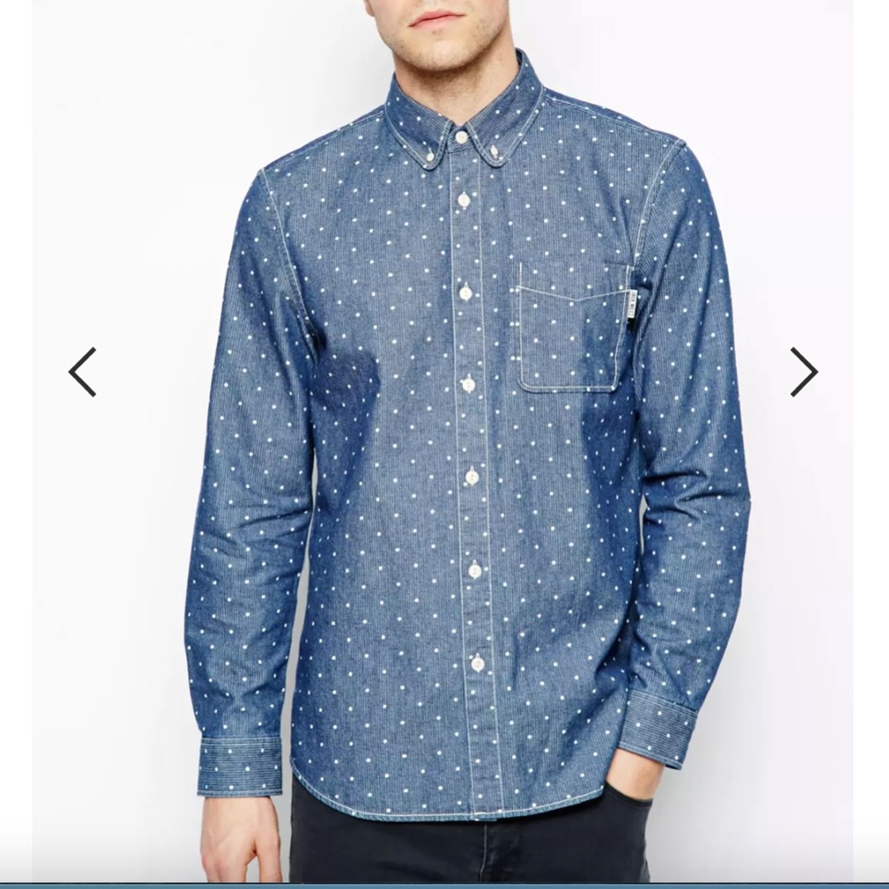 Jack Wills Albany Shirt Polka Dot - xl